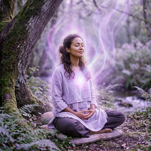 Spiritual Awakening: Embrace the Light Purple Energy