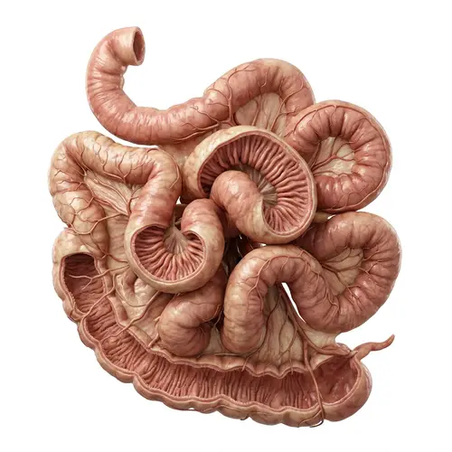 High-Definition 3D Image of Human Small Intestine