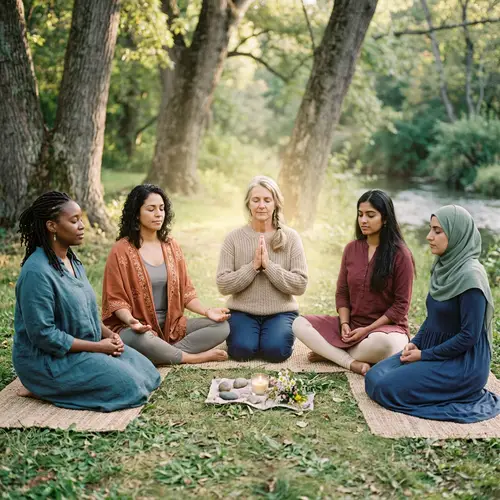 Diverse Women Practicing Ho'oponopono Prayer for Healing