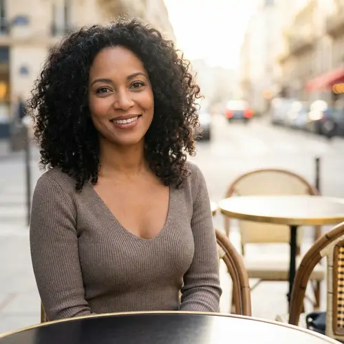 Stunning Woman with an Ample Bust