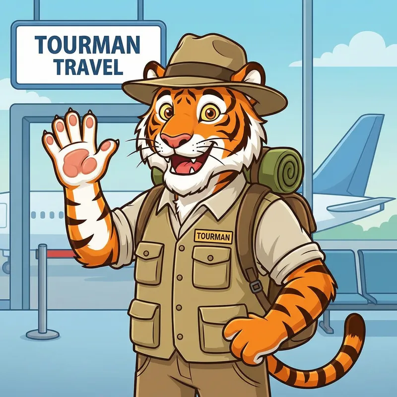 Tourman Mascot - Bengal Tiger