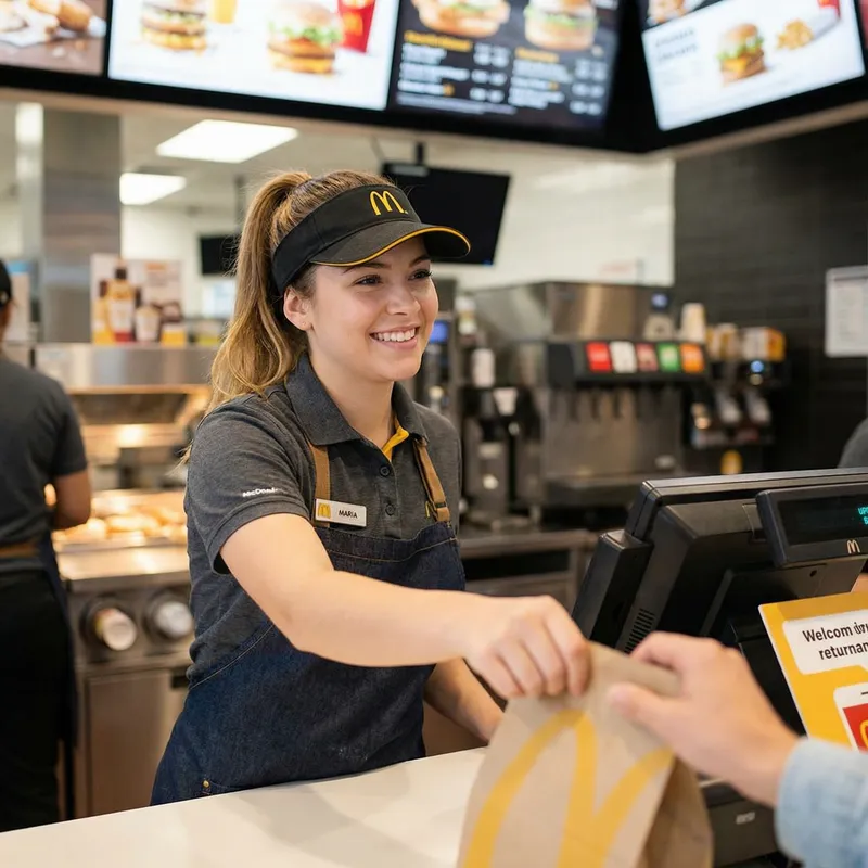 Transforming Into a McDonald's Worker