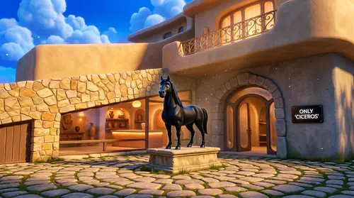 Enchanting Disney/Pixar Style Scene Transformation