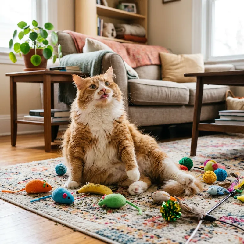 Playful Chubby Cat: Online Joy & Humor Experience