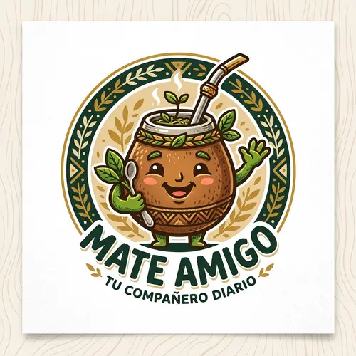 Playful Mate Logo Design with Character