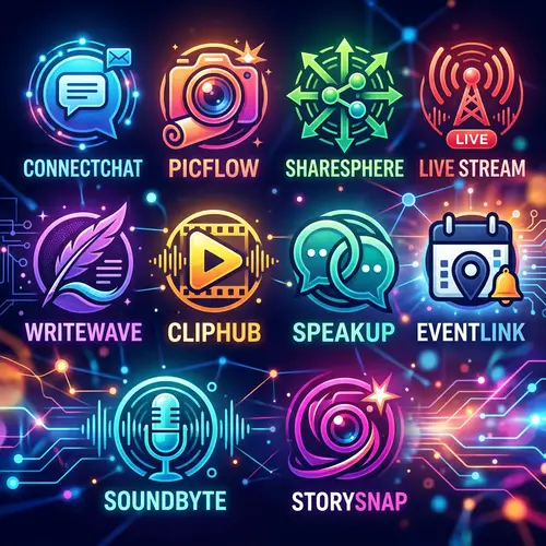 Unique Social Media Logos for Creative Impact