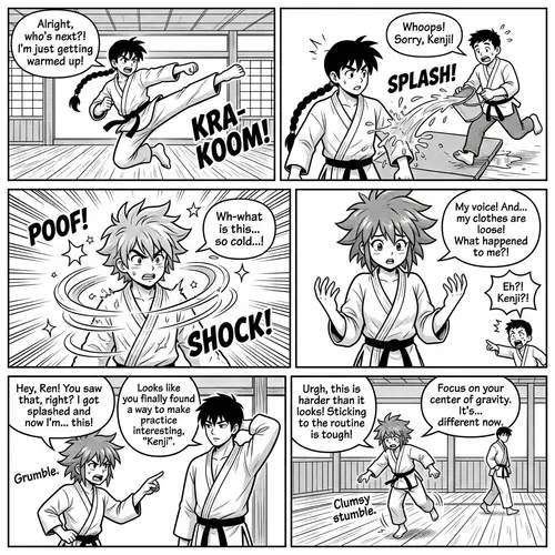 Ranma 1/2 Comic: Gender-Switching Martial Arts Storyline