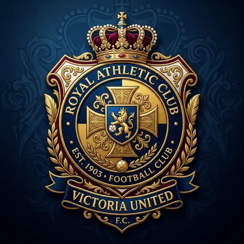 Real Madrid Soccer Team Logo - Official Shield Design