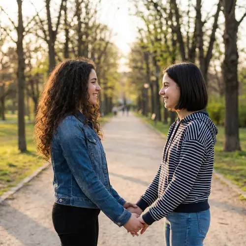 Teenage Girls Bonding in Casual Wear | Best Friends Forever