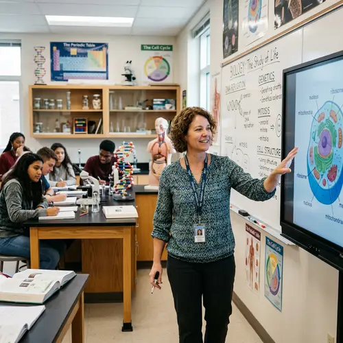 Creative Biology Teacher Illustrations
