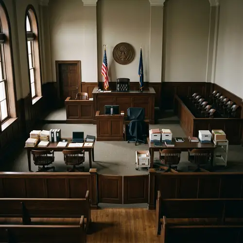 Empty Courtroom: Trial Preparation Insights