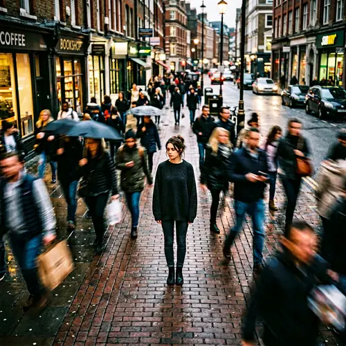 Cinematic Street Portrait: Capturing Stillness