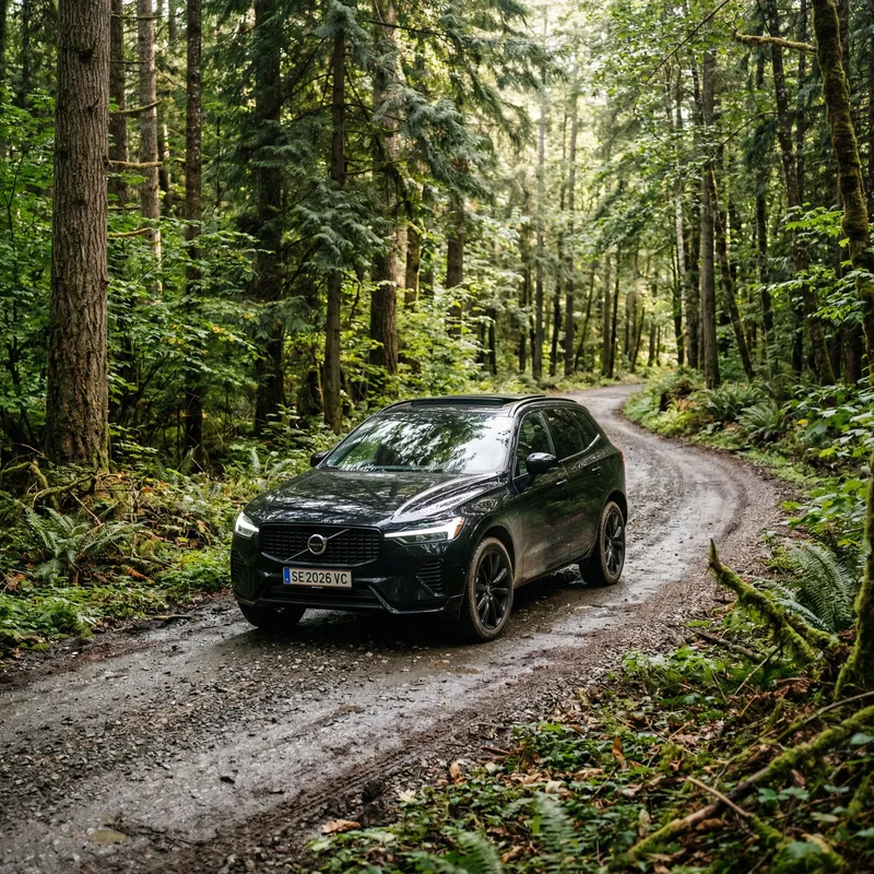 2026 Volvo XC60: Black Beauty in the Forest