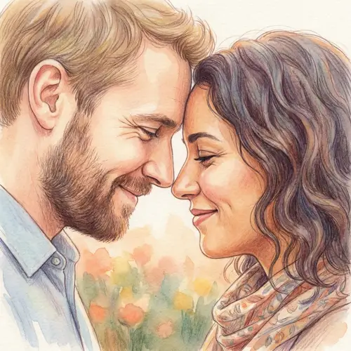 A Tender Moment: Portrait of Love