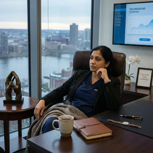 Serenity & Sophistication: Narrative Visual of Support in Medicine