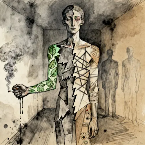 Exploring Social Contrasts in Modern Art