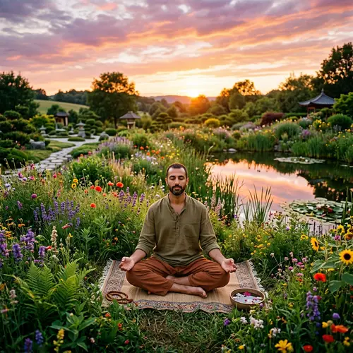 Prosperity Affirmation Journey: Zen Yoga Amidst Nature