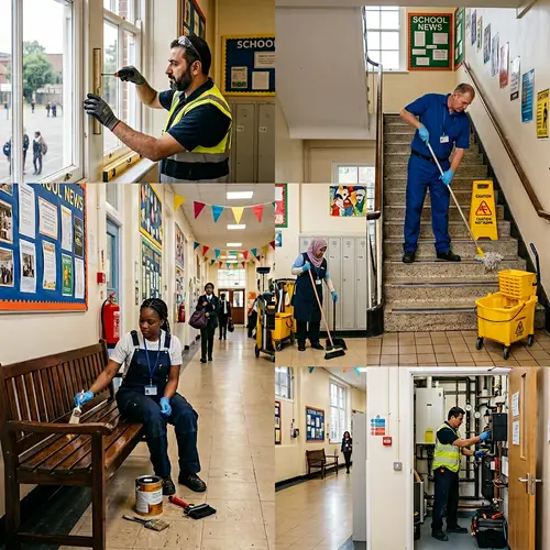 School Maintenance: Dedicated Workforce in Action
