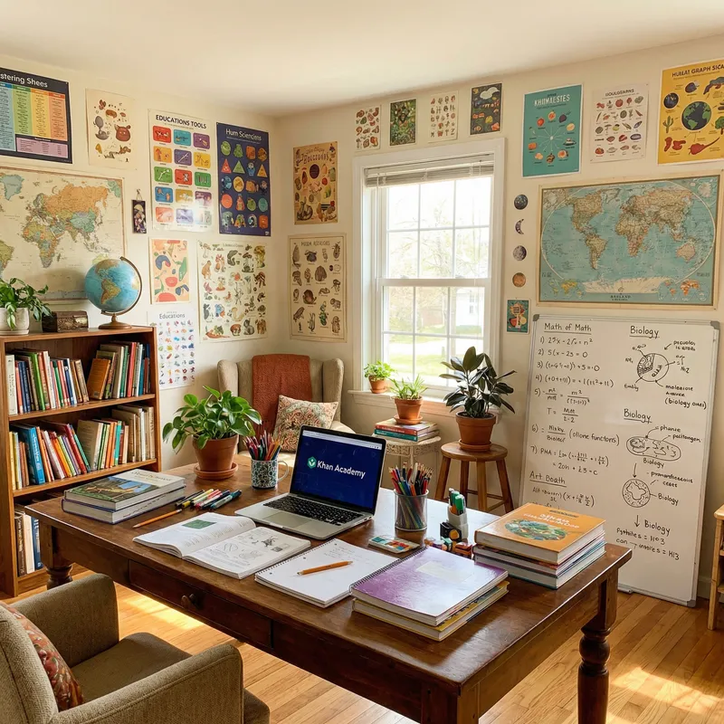 Inspiring Home Schooling Room Setup for Young Learners