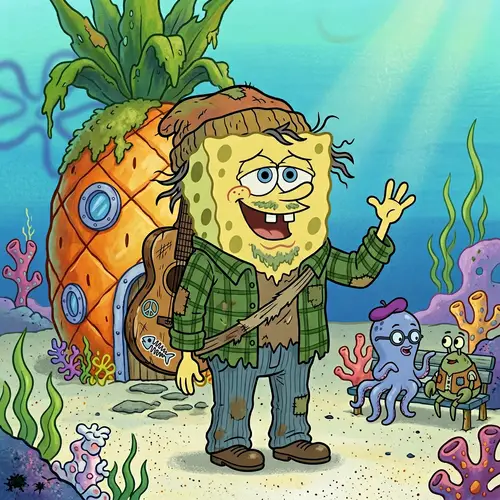 Meet Bob Esponja Yonki: The Bohemian Sea Sponge