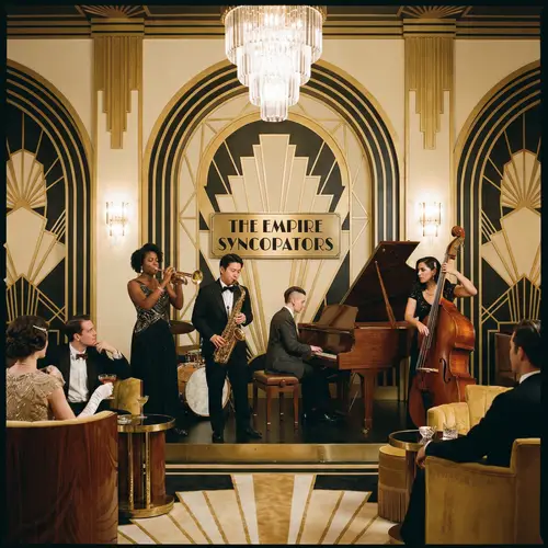 Jazz Art Deco: Elegant Band Performance