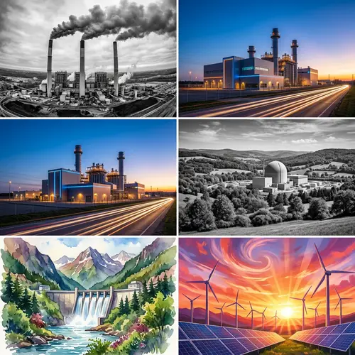 Power Plant Photography | Industrial & Natural Energy Scenes