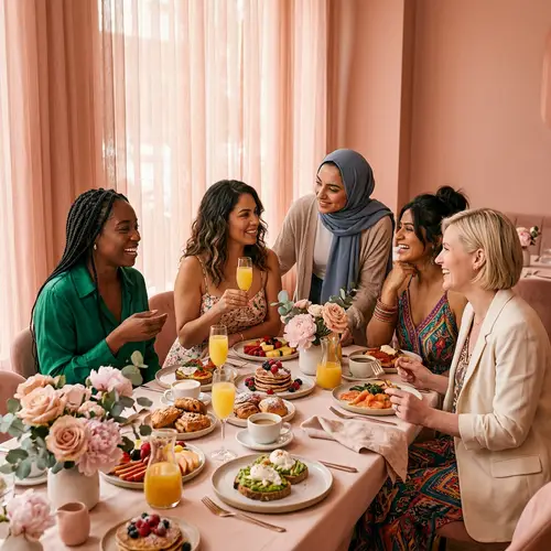 Multicultural Brunch Gathering: Bonds of Sisterhood and Solidarity