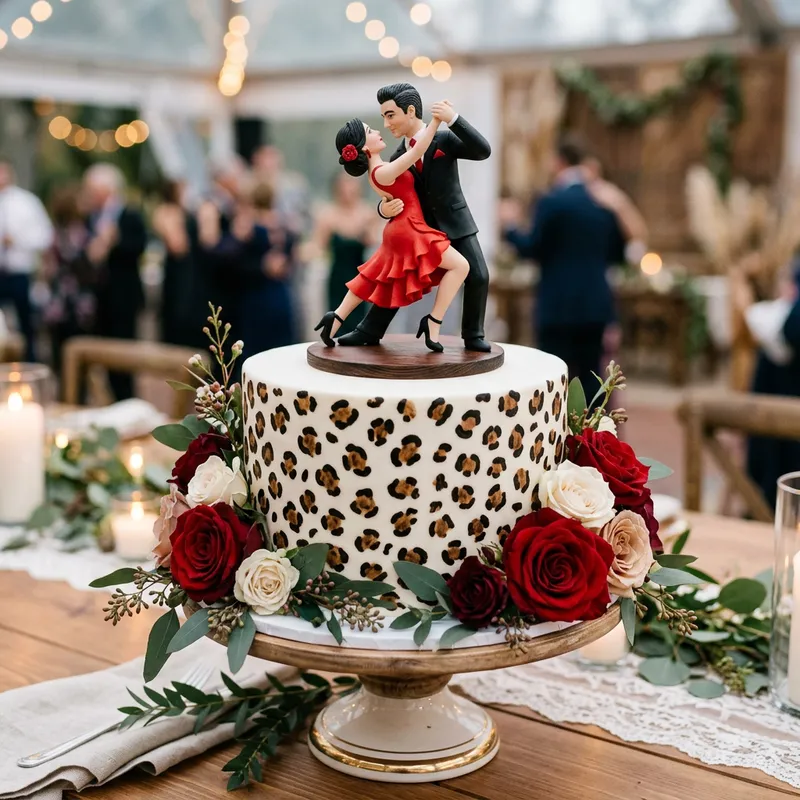 Chic Cheetah Print Tango Cake Chic Cheetah Print Tango Cake