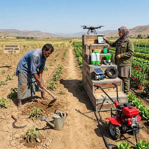 Agricultural Disparities: South Asian Farmer vs. Middle Eastern Farming Success