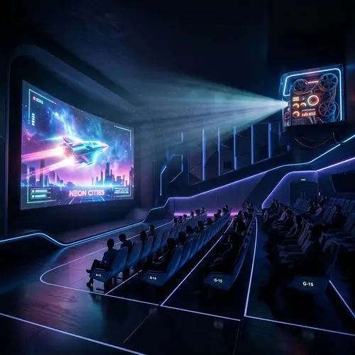 Retro Futuristic Cinema Aesthetics | Tech & Minimalist Style