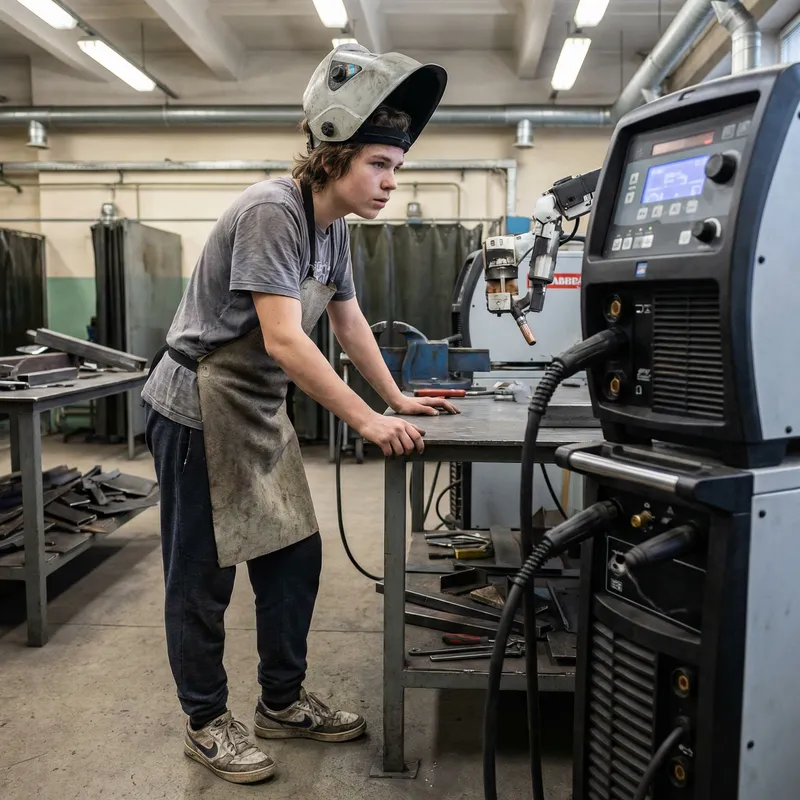 Andrey's Welding Journey: A Young Welder's Dream Andrey's Welding Journey: A Young Welder's Dream