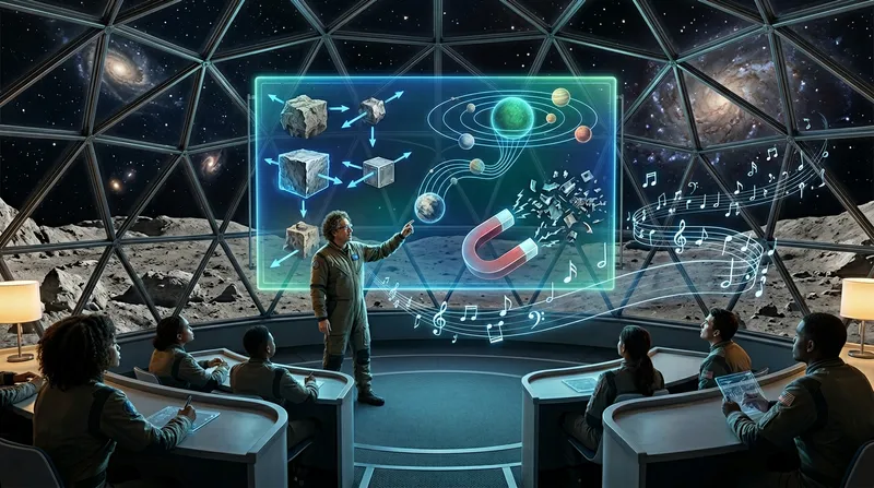 Floating Space Classroom: Gravity & Forces Explained