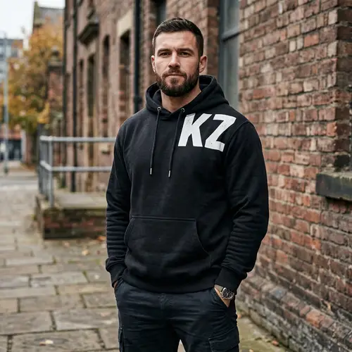 Bold KZ Hoodie for a Strong Character