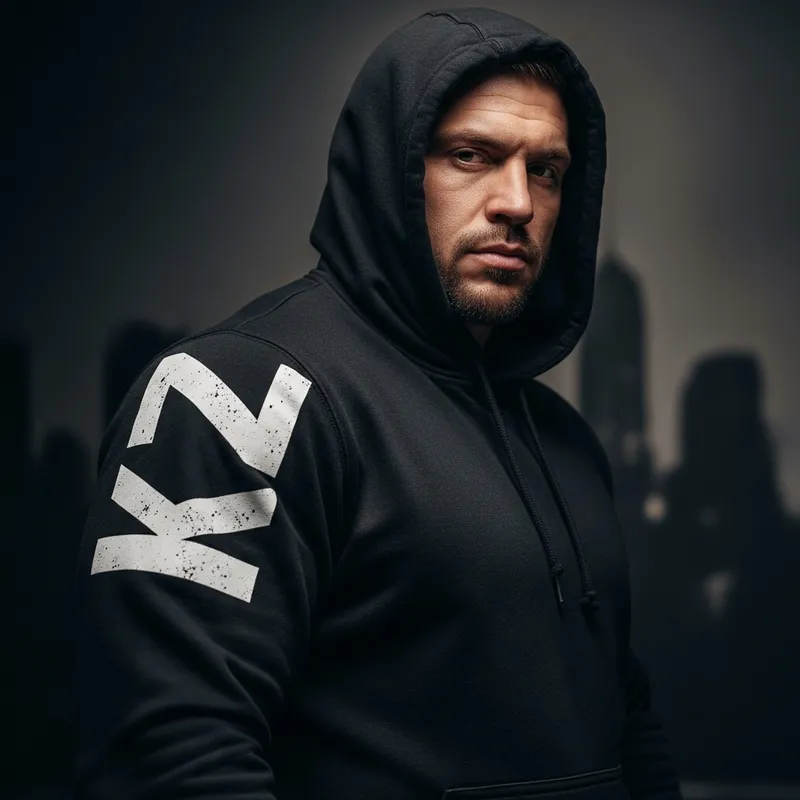 Bold KZ Hoodie for a Strong Character Bold KZ Hoodie for a Strong Character