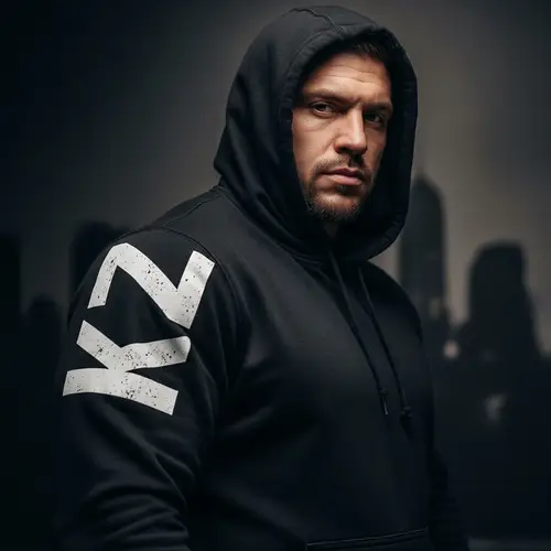 Bold KZ Hoodie for a Strong Character