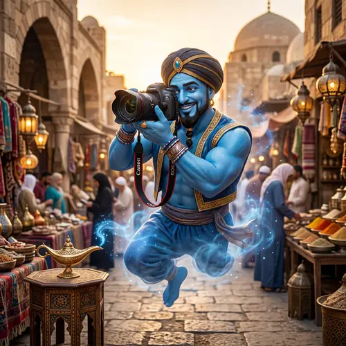 Genie with Camera: Capturing Magical Moments