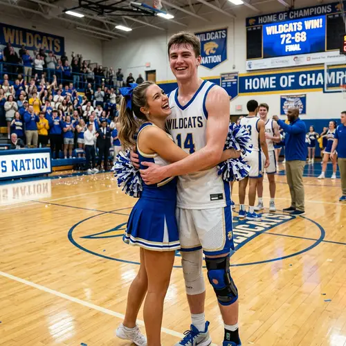 Basketball Player & Cheerleader Couple