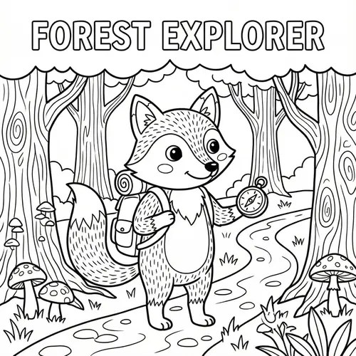 Free Printable Coloring Page for Kids