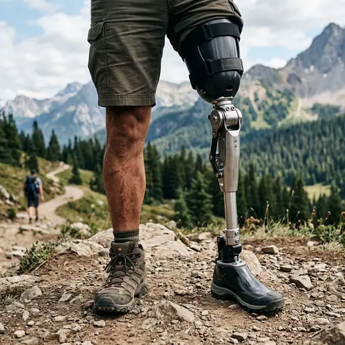 Resilience and Adaptation: Organic Leg vs. Metallic Prosthetic