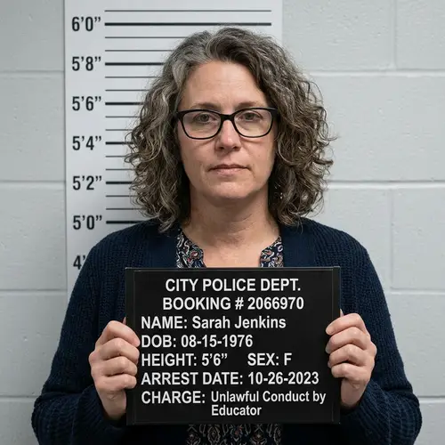 Teacher's Mugshot: Controversy Unveiled