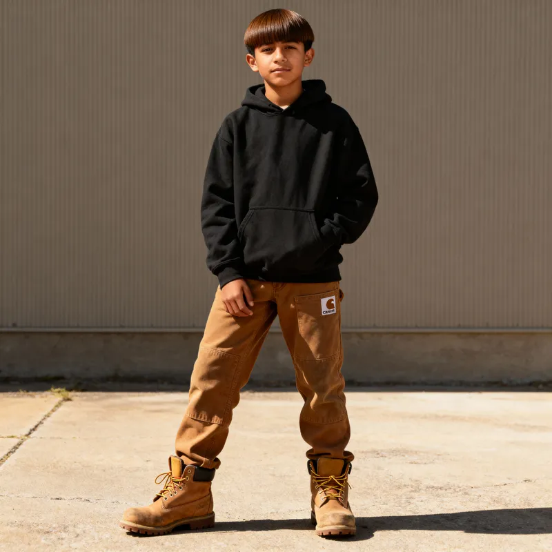 Hispanic Teen Style: Hoodie & Carhartt Fashion
