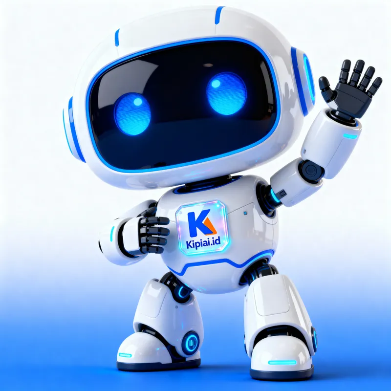 KIPI: Friendly Futuristic Robot Mascot Design