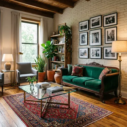 Unique Interior Design: Eclectic Living Room Inspiration