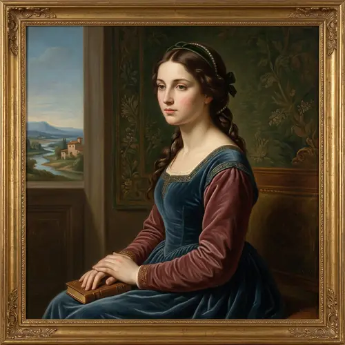 Artistic Depiction of a Woman Emphasizing Human Form Beauty