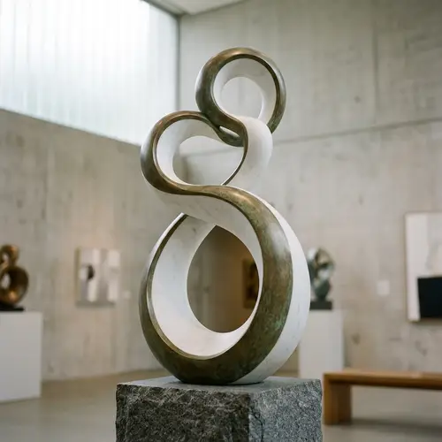 Artistic Sculpture Embodying the Female Form