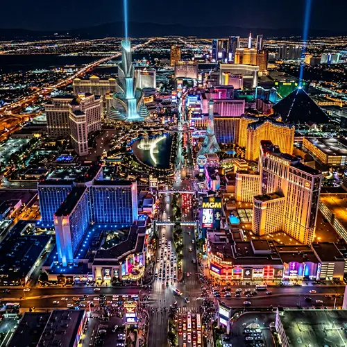 Vibrant Nightlife in Diverse Metropolis: Casinos & Skyscrapers