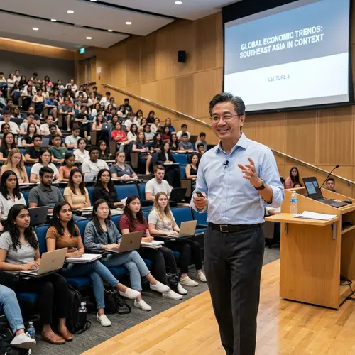 Dr Ngoc Tai Huynh at Tra Vinh University: Expert Lecturer in Modern Lecture Hall