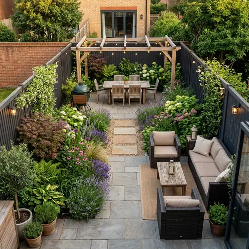 Stylish 5x10 Meter Garden Design Ideas