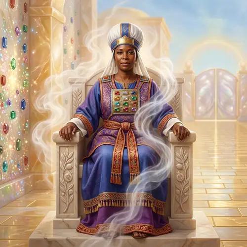 Majestic Black Woman in New Jerusalem: Spiritual Authority Captured