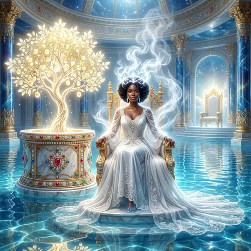 Woman of Profound Glow in New Jerusalem Throne Room